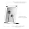 Wexel Art Clear Acrylic Tabletop Floating Picture Frame with Graphite Hardware